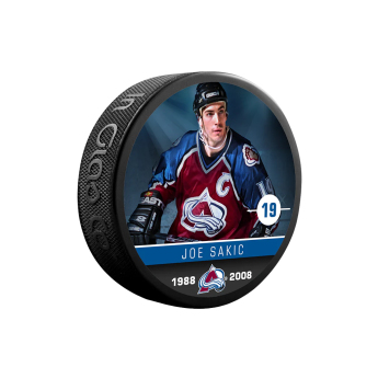 Colorado Avalanche krążek Joe Sakic #19 Souvenir Collector