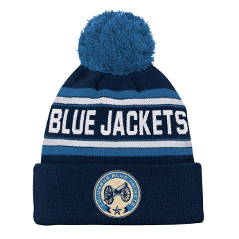 Columbus Blue Jackets czapka zimowa dziecięca 3Rd Jersey Jacquard Cuff Pom