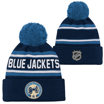 Columbus Blue Jackets czapka zimowa dziecięca 3Rd Jersey Jacquard Cuff Pom