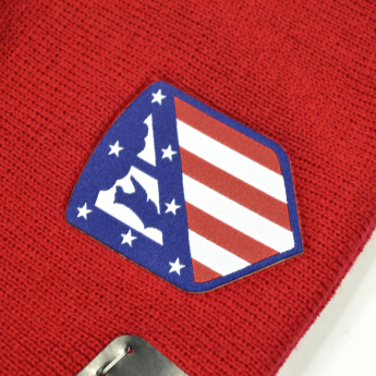 Atletico Madrid czapka zimowa Logo red