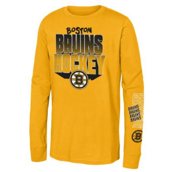 Boston Bruins dziecięcka koszulka z długim rękawem Stand Out Ls Ctn