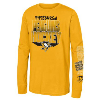 Pittsburgh Penguins dziecięcka koszulka z długim rękawem Stand Out Ls Ctn