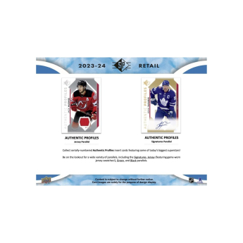 NHL pudełka karty hokejowe NHL 2023-24 Upper Deck SP Hockey Blaster Box