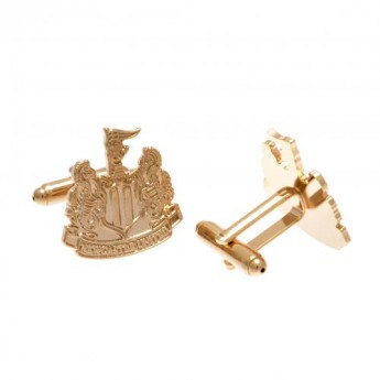 Newcastle United spinki mankietowe Gold Plated Cufflinks