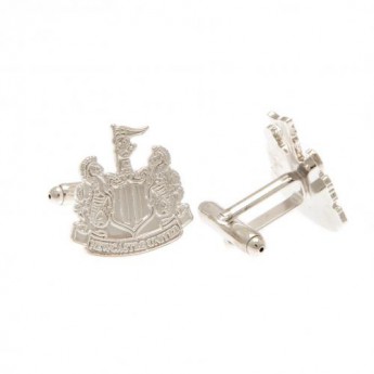 Newcastle United spinki mankietowe Silver Plated Cufflinks CR