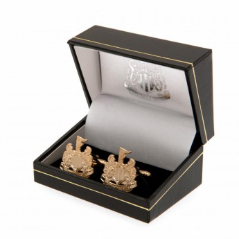 Newcastle United spinki mankietowe Gold Plated Cufflinks