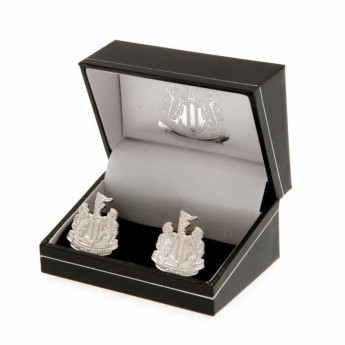 Newcastle United spinki mankietowe Silver Plated Cufflinks CR