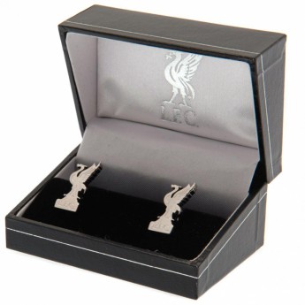 Liverpool spinki mankietowe Stainless Steel Formed Cufflinks LB